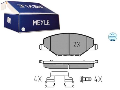ZAPATAS DE FRENADO PARTE DELANTERA SKODA FABIA II VW POLO V 1.2-1.9D 12.06- MEYLE  