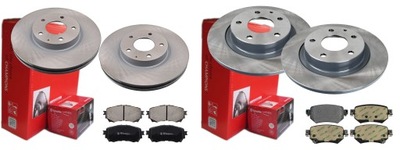 Гальмівні диски гальмівні колодки p+t brembo mazda 6 gj kombi 297mm фото №1