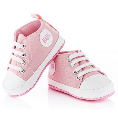 Trampki niemowlęce 80-86 buty pudrowy róż adidaski