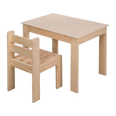 Stolik z krzesełkiem -dla dziecka -drewniany