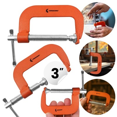 Ścisk stolarski typu C 3" VERGIONIC