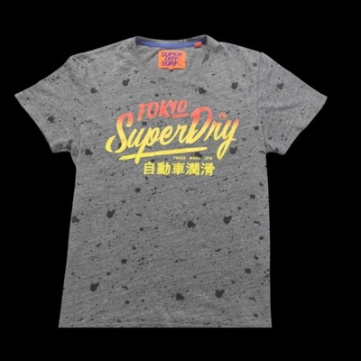 SUPERDRY _ CUDOWNA KOSZULKA Z LOGO _ L/XL