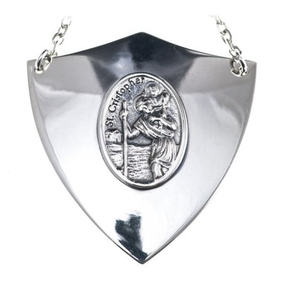 Ryngraf srebrny Święty Krzysztof srebro 925