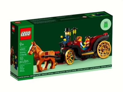 LEGO 40603 - Zimowy kulig EDYCJA LIMITOWANA Klocki Nowość 2023/2024 Sanie