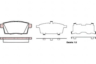 ZAPATAS DE FRENADO MAZDA CX-7 CX-9 17.9MM WVA24545 R  