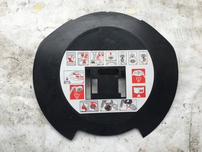 Кришка колеса запасного renault clio iv фото №1