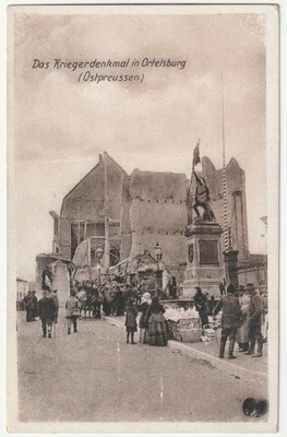 SZCZYTNO. Kriegerdenkmal in Ortelsburg