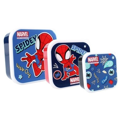 ŚNIADANIÓWKA SNACK BOX 3W1 SPIDEY