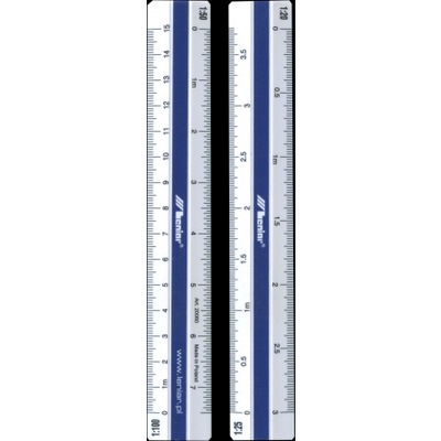 Linijka tr.skalówka nr6 20006 1:500,1000,1250,1500