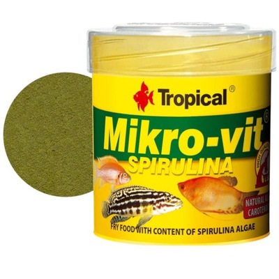 Tropical MIKROVIT SPIRULINA - pokarm dla narybku