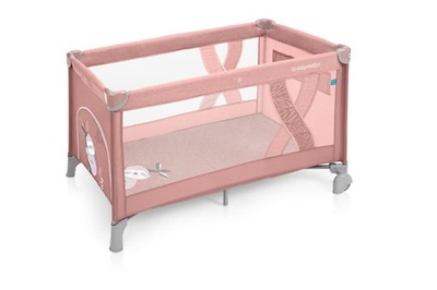 Łóżeczko turystyczne Simple Pink 08 Baby Design