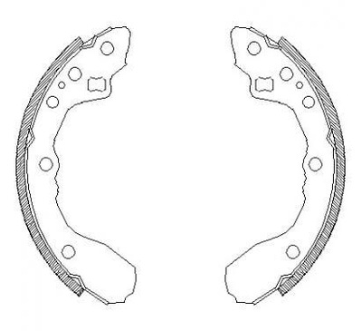 Тормозные колодки тормозные kia leo/ mentor/ sephia/ shuma фото №1