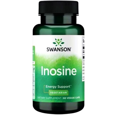 SWANSON INOZYNA - Inosine - 500 mg / 60 kapsułek wegetariańskich WIRUSY