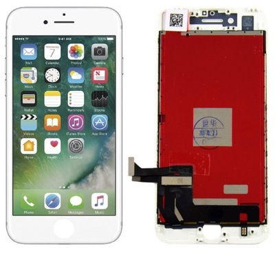 Wyświetlacz LCD Apple iPhone 7 biały z ramką