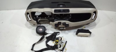 Fiat panda 3 iii приборная панель консоль подушка безопасности ремни org фото №1