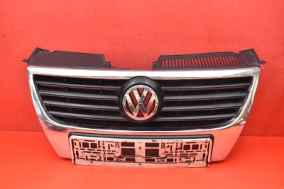 Решітка радіатора решітка радіатора czarna хром 3c0853651 vw passat b6 sedan 05-10 фото №1