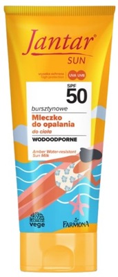 Jantar Sun Wodoodporne Mleczko Do Opalania SPF50