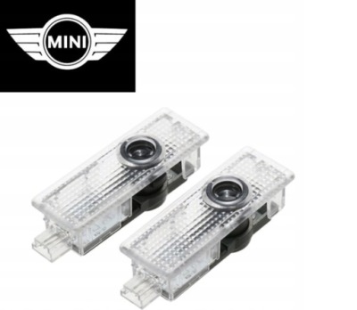 BMW МІНІ LED (СВІТЛОДІОД) ЛОГОТИП FLAGA ПРОЖЕКТОР HD COOPER CLUBMAN R50 R52 R53 R56 F55 