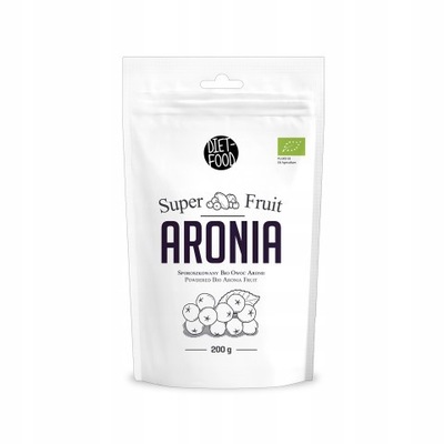 BIO ARONIA W PROSZKU, 100%, 200g, DIET-FOOD