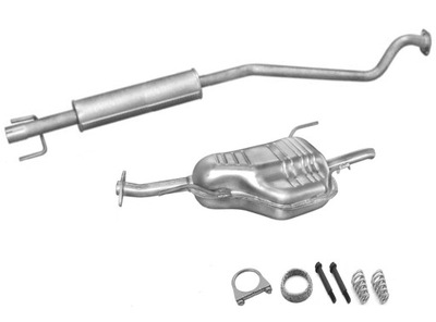 OPEL ASTRA 2 G - 1.6 - 55KW УНІВЕРСАЛ (РІК 1998-2000) ДВА ГЛУШНИК + АКСЕСУАРИ