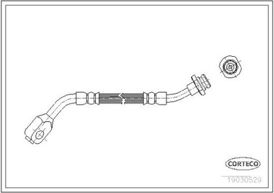 ПАТРУБОК ТОРМОЗНОЙ GIĘTKI FORD