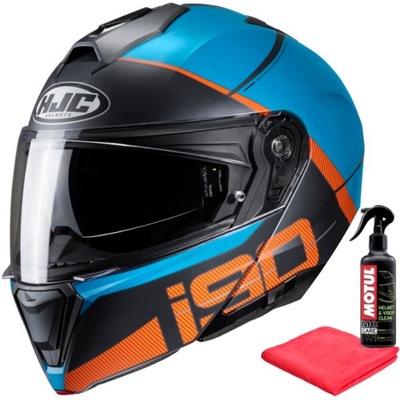 Kask Motocyklowy HJC I90 May Blue/Orange rozmiar M