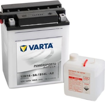 BATERÍA 14AH/190A 12V P+ / VARTA MOTOCYKLE  