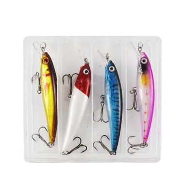 Zestaw woblerów DAM Minnow Pack 10cm 4szt.