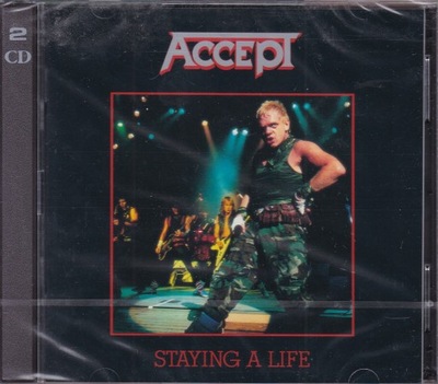 2 CD- ACCEPT- STAYING A LIFE (NOWA W FOLII)