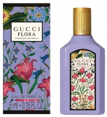 GUCCI Flora Gorgeous Magnolia woda perfumowana 5 ml MINIATURA