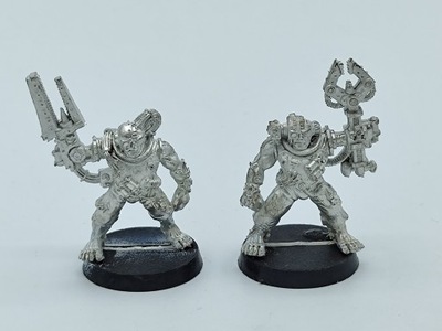 Warhammer 40k Space Wolf Thralls zestaw 2 figurki metal