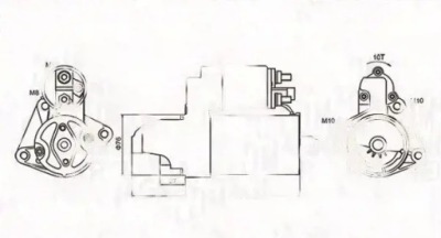 Стартер 063721050010 magneti marelli ford b-max фото №1
