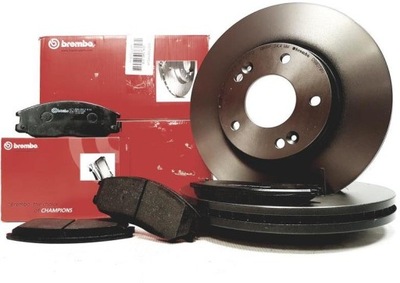 BREMBO DISCOS + ZAPATAS PARTE DELANTERA HYUNDAI SANTA FE I 276MM  