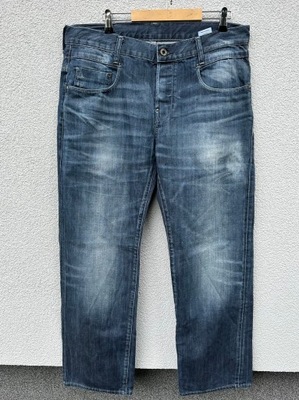 G STAR RAW granatowe spodnie jeansowe W36