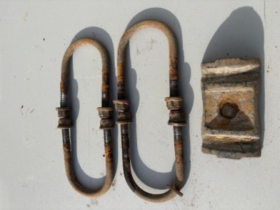 Transit mk8 рестайлінг  скоба ресор кронштейн балка фото №1