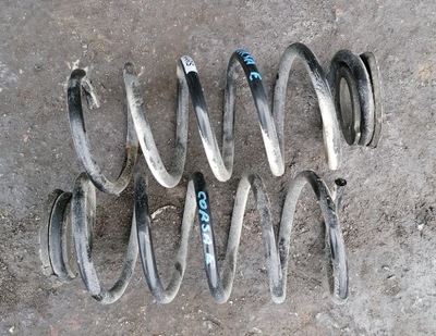 Opel corsa e 19r пружина подвеска задняя задняя фото №1