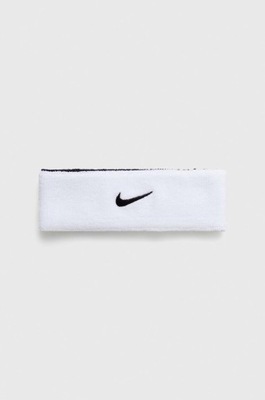 Nike opaska na głowę kolor biały N.NN.B1.101