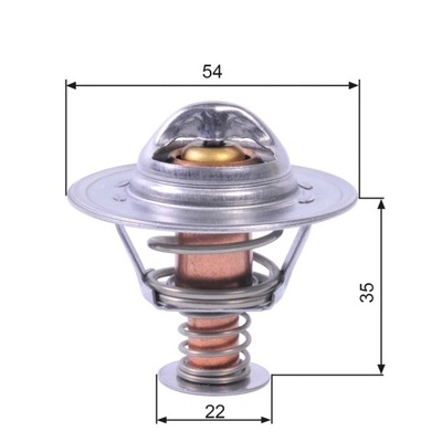 TERMOSTATO OPEL 89C GATTH22689G1  