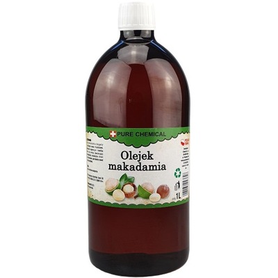 OLEJ MAKADAMIA NATURALNY OLEJEK Z ORZECHÓW MACADAMIA 1l