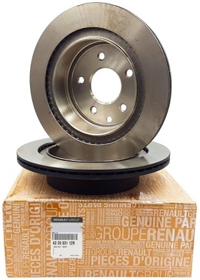 Renault koleos i 2.0dci 2.5 тормозные диски тормозные задняя фото №1