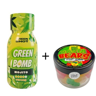 Green Bomb Mojito Strong Chill Out 692 Żelki z CBD