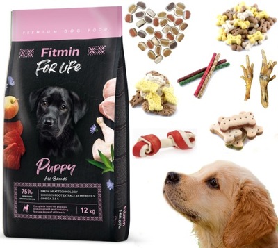 Fitmin For Life Puppy 12kg 101 gratis