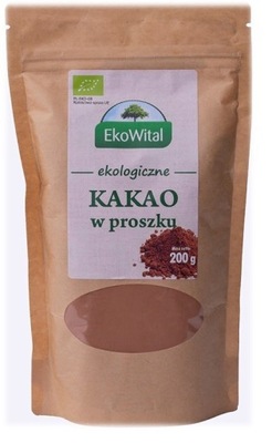 Kakao w proszku BIO 200 g (EKOWITAL) EKOWITAL