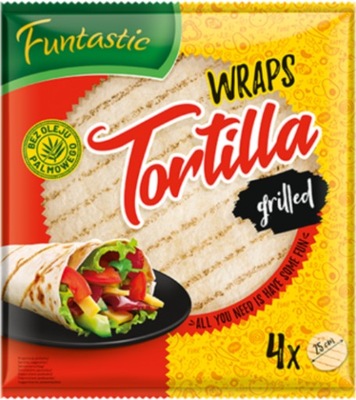 PD Tortilla Fun 250 4x25cm grillowana 250g