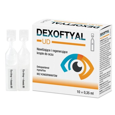 Dexoftyal UD, krople do oczu, 10 sztuk po 0,35 ml