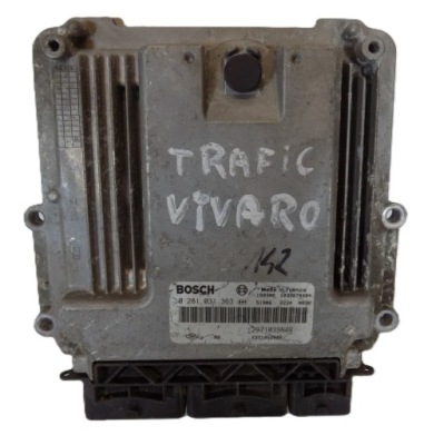 Renault trafic iii 1.6 блок керування двигуна бортовий комп'ютер фото №1