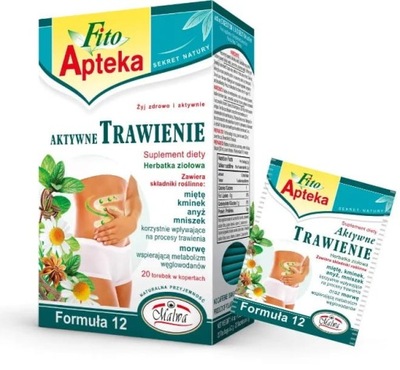 Fito Apteka Herbata Aktywne trawienie 20 torebek