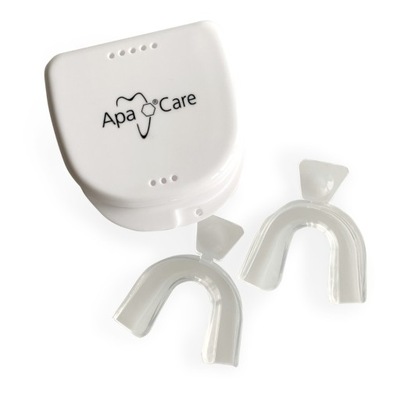 APACARE Home Split SET dwie szyny dentystyczne termoformowalne z pudełkiem