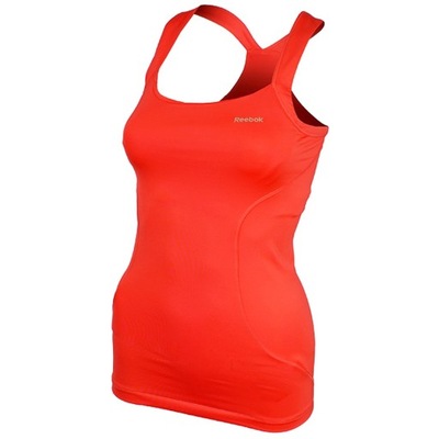 REEBOK STRAP VEST BRIGHT (XS) Koszulka Damskie Pomarańczowy