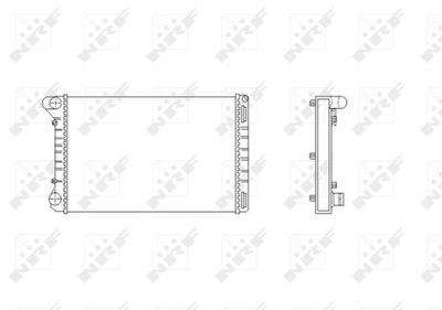 RADUADOR DEL MOTOR FIAT PUNTO, PUNTO/HATCHBACK  